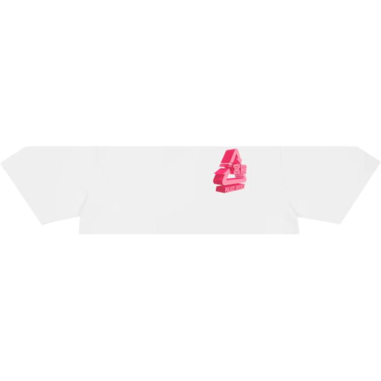 Palace X Sci-Fi Fantasy Kollaboration Ss25 Drop4 Sci-Fi Fantasy Tri-Shirt 3D Logo Druck Bequemes Kurzarm-T-Shirt Unisex T-Shirt P28SFTS004
