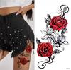 Small Full Arm Tattoo Stickers, Flower Letters, Animal Tattoo Stickers, Black Stickers Tattoo