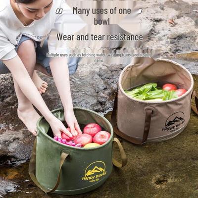 FTLY Outdoor Camping Folding Water Bucket