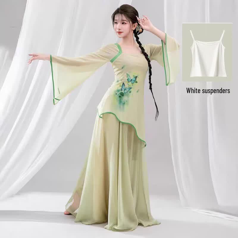 Kuzhe New Chinese Style Dance Performance Dress S