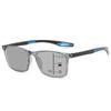 Progressive photochrome multifokale Lesebrille 3 in 1 Outdoor-Bifokal-Sonnenbrille TR90 Sport Anti Blue Near Far Brillen