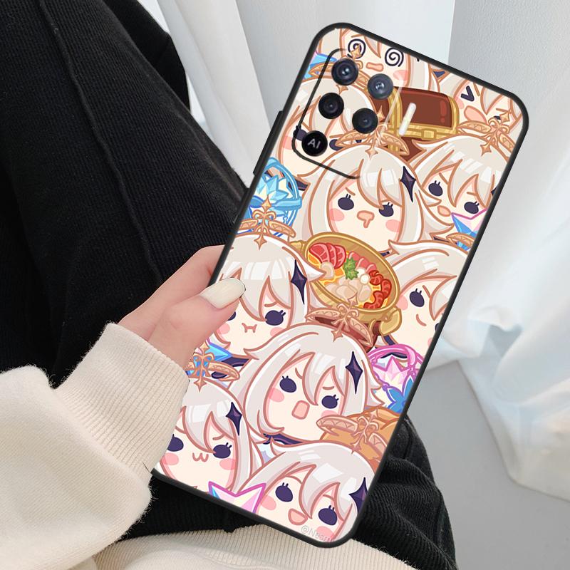 Genshin Impact Game For OPPO Find X3 X5 Pro A5 A9 A31 A53 A15 A16 A52 A72 A83 A91 A93 A94 A54 A74 A53S Case