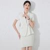 Summer 2024 Women's Professional Short Sleeve Suit Set for Reception & Retail Work