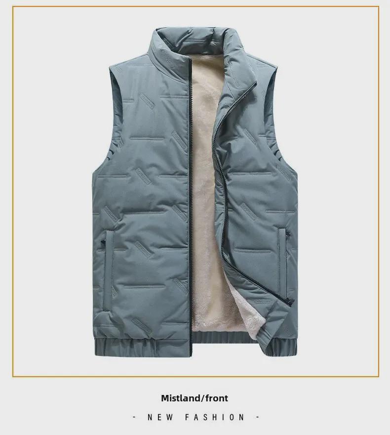 Herren Trendige Verdickte Ärmellose Weste - Warme Herbst/Winter Oberbekleidung Jacke Weste (2022)