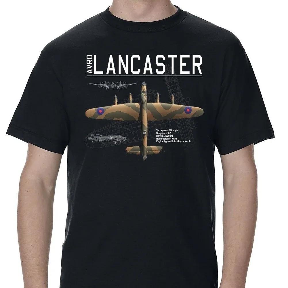 Avro Lancaster Bomber Schematic TShirt Summer Cotton Short Sleeve ONeck Unisexs T Shirt New S3XL S