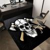 1PC Skull Axes Non-Slip Floor Carpet Compatible for Office&Living Room&Bedroom&Dining room - Flat-Weave Machine-W256