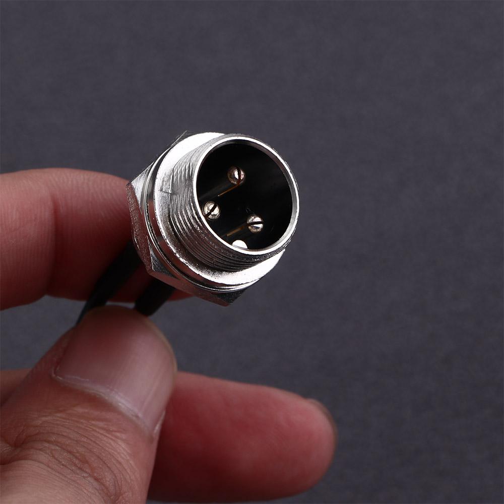 Port de charge pour vélo à tête ronde à trois trous 24V 36V Prise Jack Connecteur en ligne Chargement de la batterie