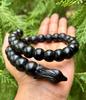 Ebony Wood Cobra Snake Bangle Bracelet, Statement Jewelry, Handmade Handcarved Handcrafted Cocktail Jewelry, Party Wear Jewelry, 66 Mm Dia