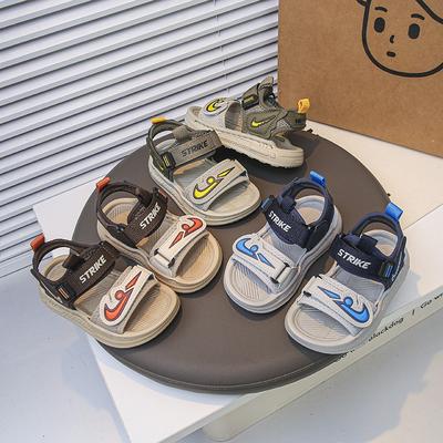 Spring Summer Kids Sandals, Light Soft Sole Casual Beach Shoes for Little and Middle Boys