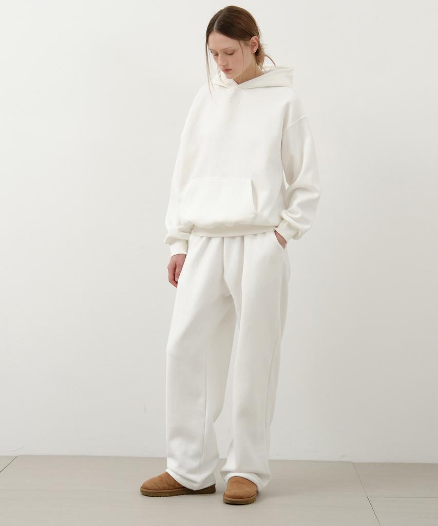 Wednesday Oasis For Woman W/Soft Pastel Brushed Wide String Sweatpants_Ivory(W25-Pt31)