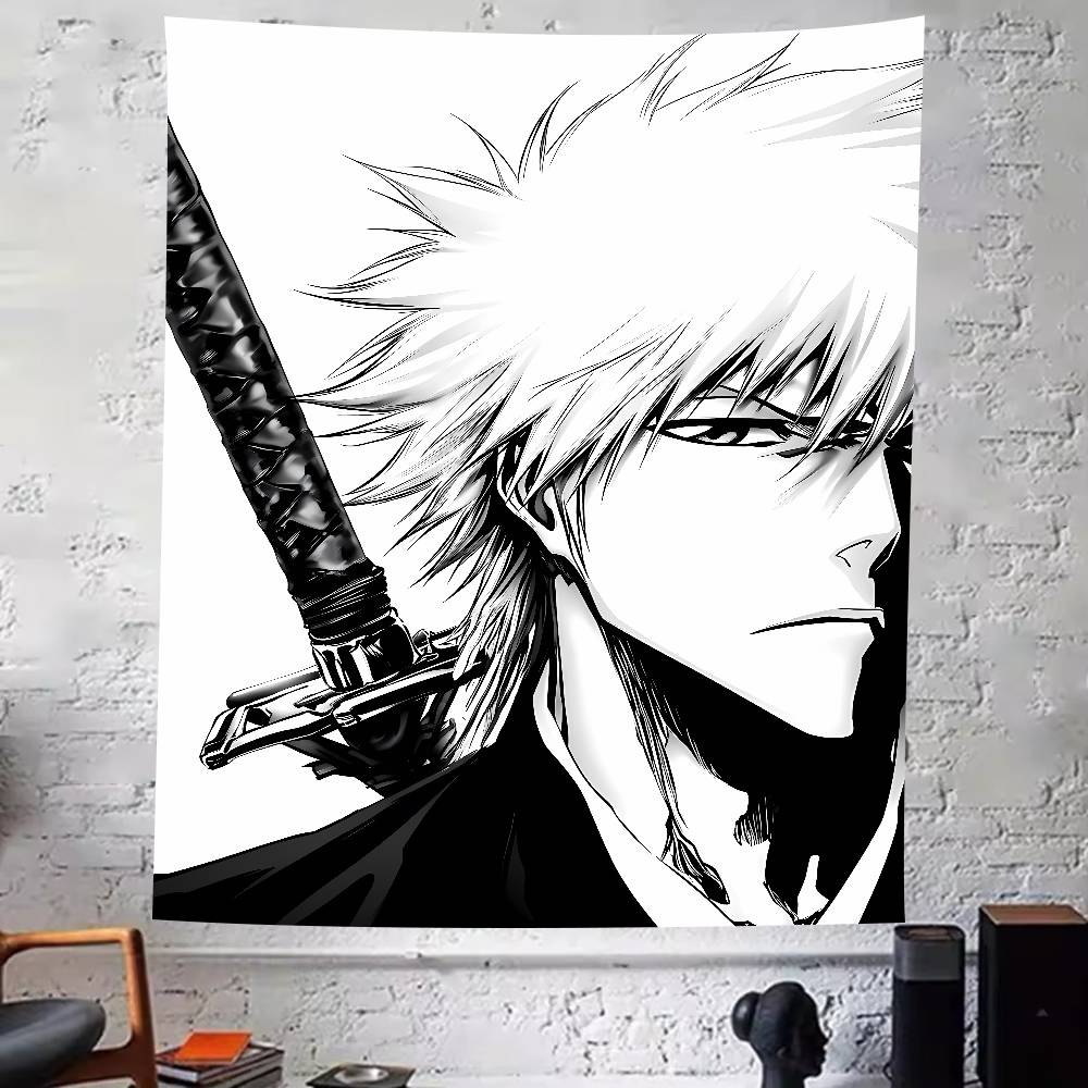 Fashion Cool Anime BBleachS Tapestry Decoration Bedroom Dormitory Background Cloth Holiday Home Party Living Room Club Tapestry