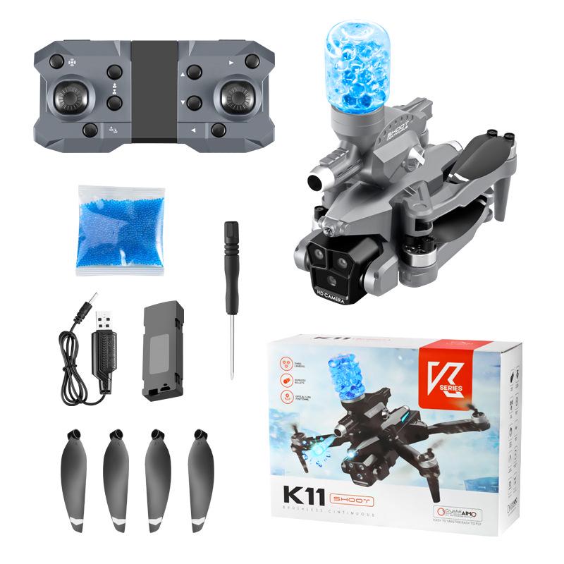 K11MAX Water Bomb Drone: Brushless Motor, Triple-Camera, Professional Aerial Photography, Remote-Control Aircraft for Kids.