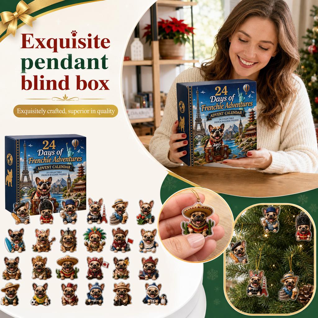 2D Acrylic Ornament Advent Calendar for Christmas Countdown