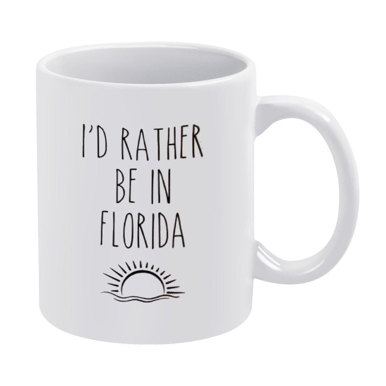 

1pc 11oz White Ceramic Mug, Double-Sided Funny Printing, Dishwasher Safe Coffee Cup, Ideal for Home Kitchen and Work Desk Daily Use