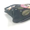 Prada Logo Embroidery Bag Crossbody Pochette Shoulder Bag Black/Multicolore