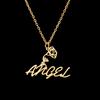 Atoztide Custom Name Necklace for Women Personalized Birth Month Flowers Stainless Steel Jewelry Choker Chain Birthday Gifts