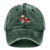Fashionable Trendy Pattern Bear Teddy Men Cap Baseball Cotton Washed Vintage Customize Hats Dad Cap Adjustable Casual Daily Driving Hat