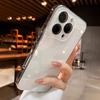 Plating Glass Lens Film Protection Case For For Iphone 17 16 1 14 13 11 12 Pro Max Tempered Glass Shockproof Bumper Hard PC Cover