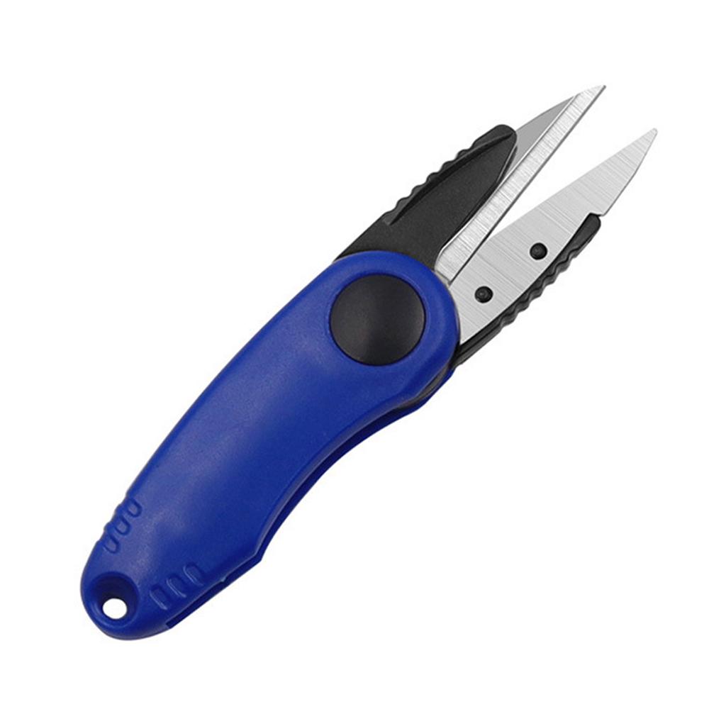 Foldable Fishing Line Cutter Fishing Tool Accessories Stainless Steel Fishing Scissors Line Cutter for Braided Line