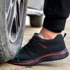 Fashion Lightweight Work Safety Shoes Men Women Construction Anti-smash Protect Work Boots Steel Toe Sneaker Man Safety Boots Work Shoes
