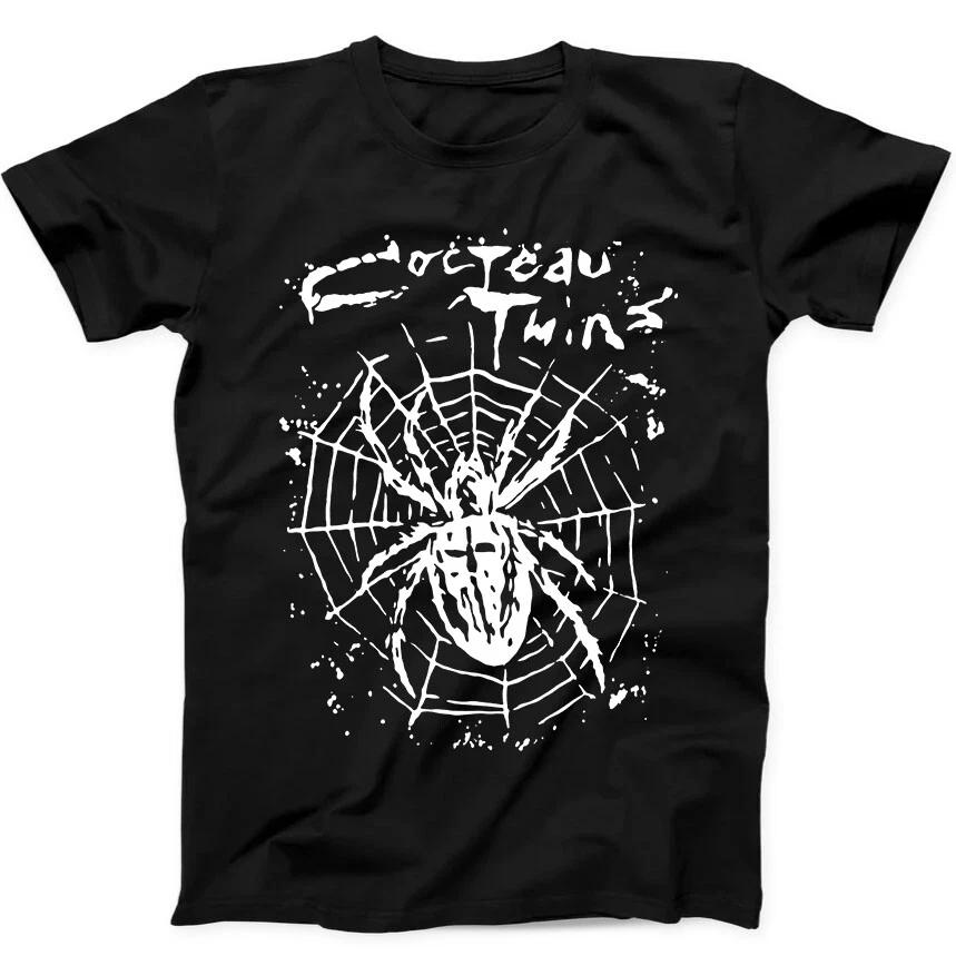 Cocteau Twins Spider Punk Rock Music Gift Tee Black T Shirt 121