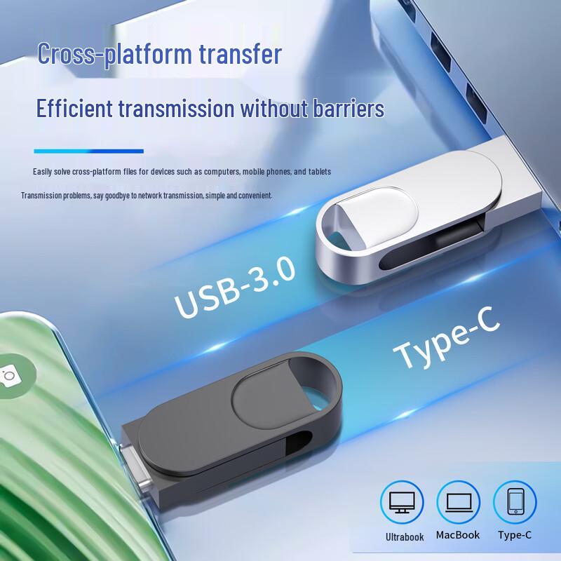 OLOEY Dual Interface USB 3.1 Flash Drive for Phones & PCs