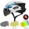 MILING Cykelhjälm med Integrerade Glasögon