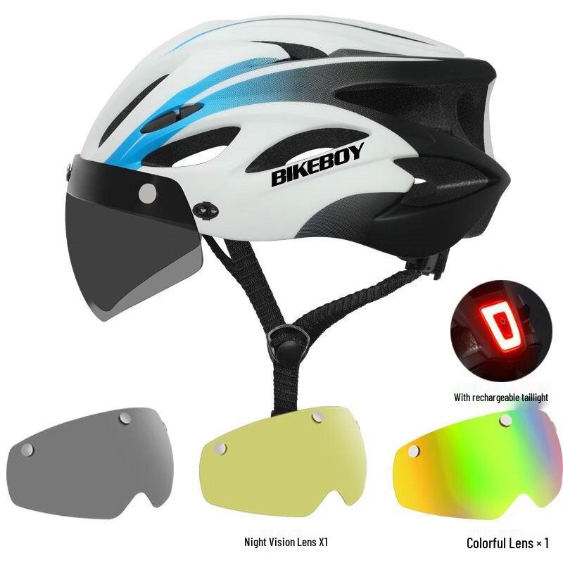 Milin Cycling Helmet with Goggles