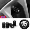 4Pcs Metal Car Tire Valve Cover Wheel Stem Dustproof Air Cap Case For Proton x50 x70 x90 saga persona s50 Auto Accessories