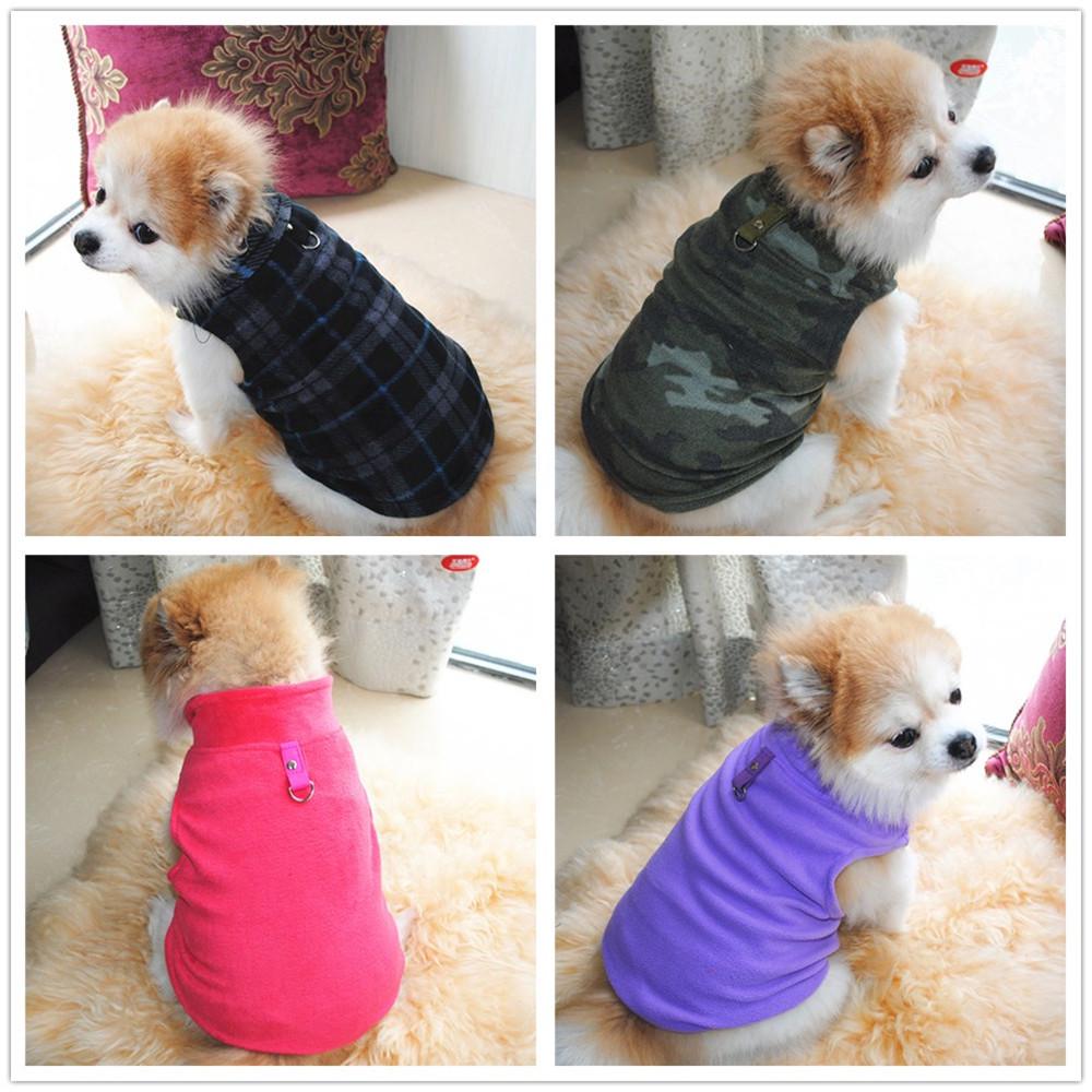  Pet Dog Cat Villus Warm Vest Puppy Doggy Apparel Clothing