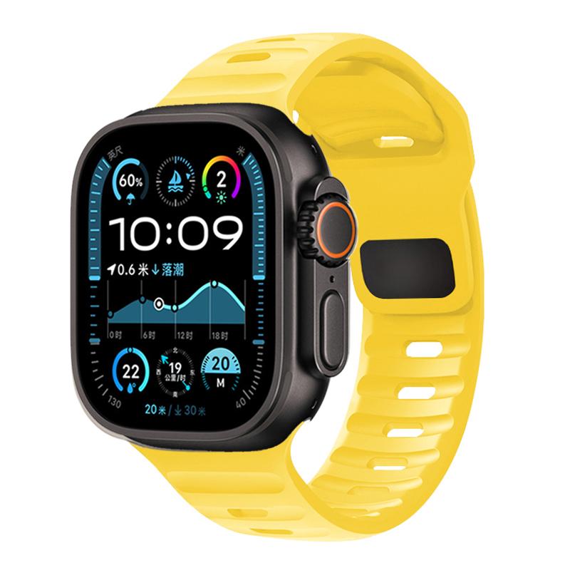 Armband für Apple Watch Band 44mm 49mm 45mm 46 42mm 40mm 41mm Sport Silikonarmband correa iwatch Serie 7 6 3 se 8 9 10 ultra 2