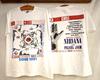 Red Hot Chili Peppers Band Graphic 2 Side White Unisex Tshirt