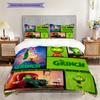 Whimsical Holiday Cheer Bedding(1 * duvet cover + 2 * pillowcase, without core)Soft and comfortable Christmas birthday gift
