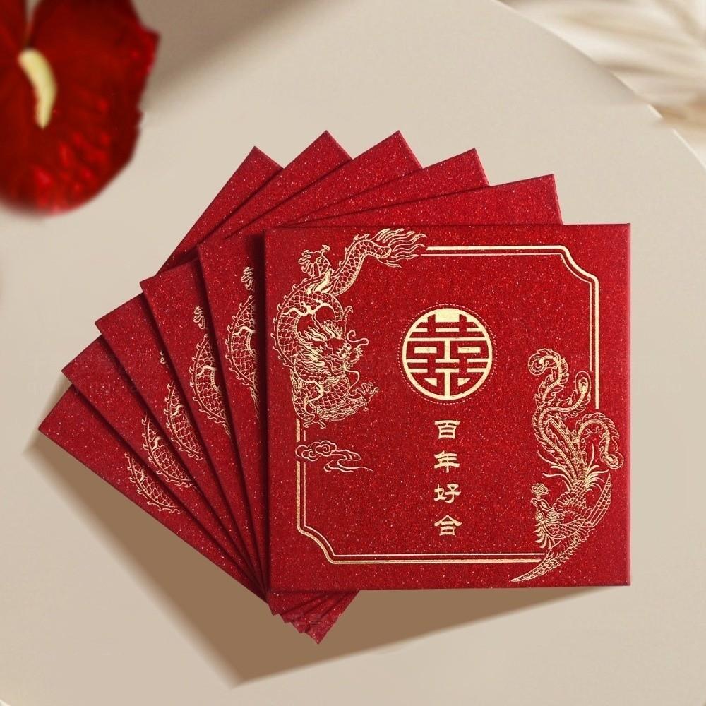 Chinese Horse Year Mini New Year Red Envelope Hot Gold Lucky Red Bag Wedding