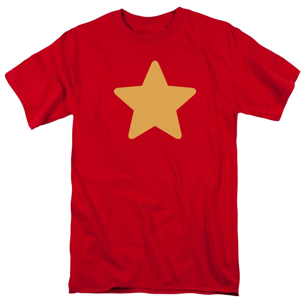 Steven Universe Star T Shirt Mens Licensed Cartoon Merchandise Greg Star Red XL