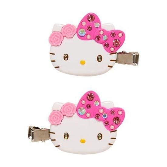 Sanrio Front Hair Clip Deluxe Hello Kitty Pink 086193