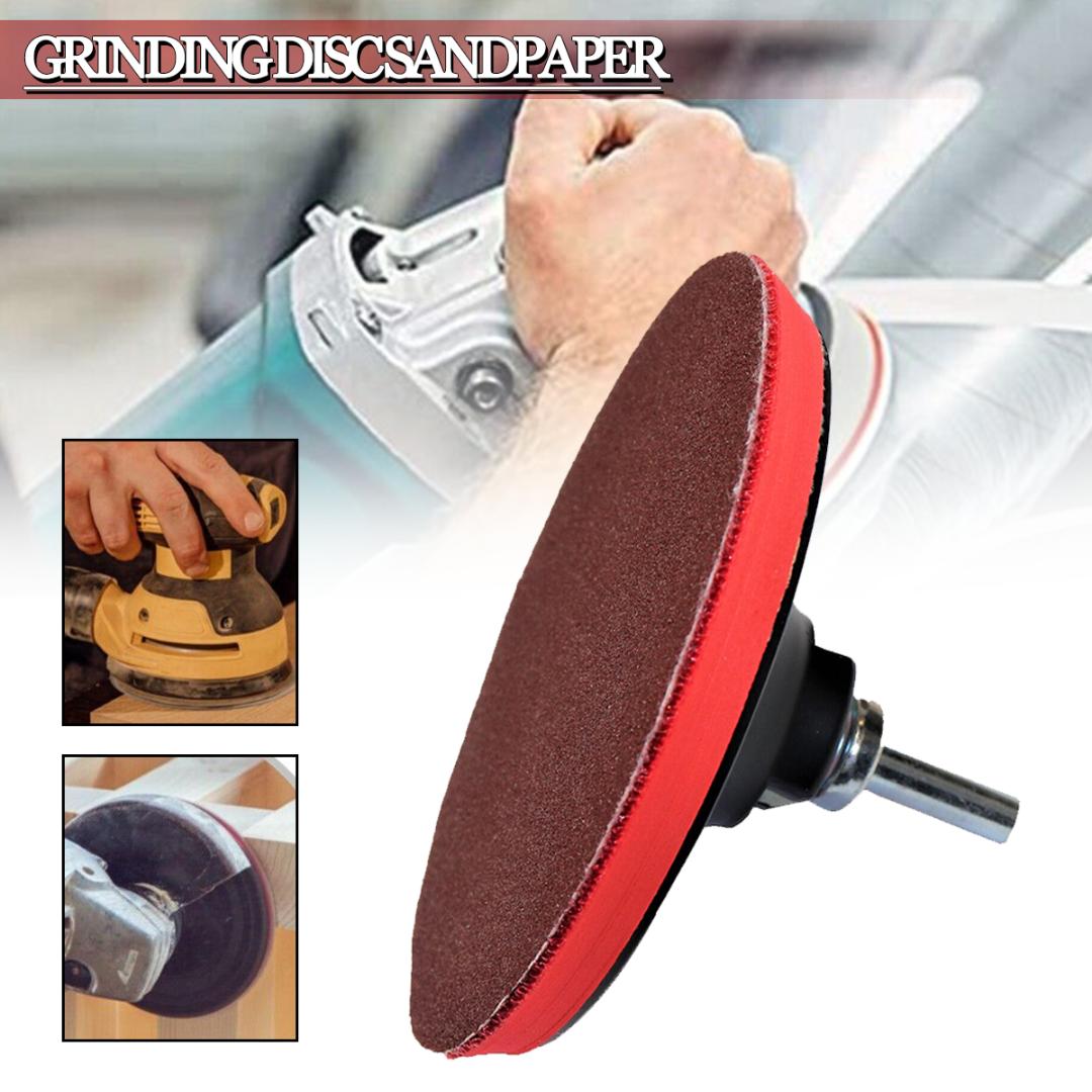 

PDTO 125-миллиметровая опорная тарелка на липучке + 40 шлифовальных дисков, насадка для сверла со смешанной зернистостью