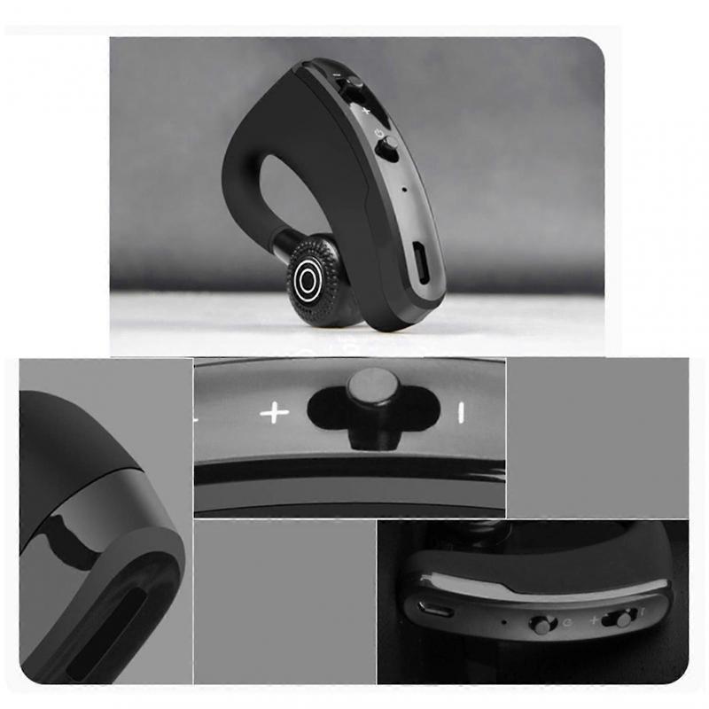 Single Ear Bt4.1 Headset 270 Degrees Rotation Handsfree Calls Voice Dialing