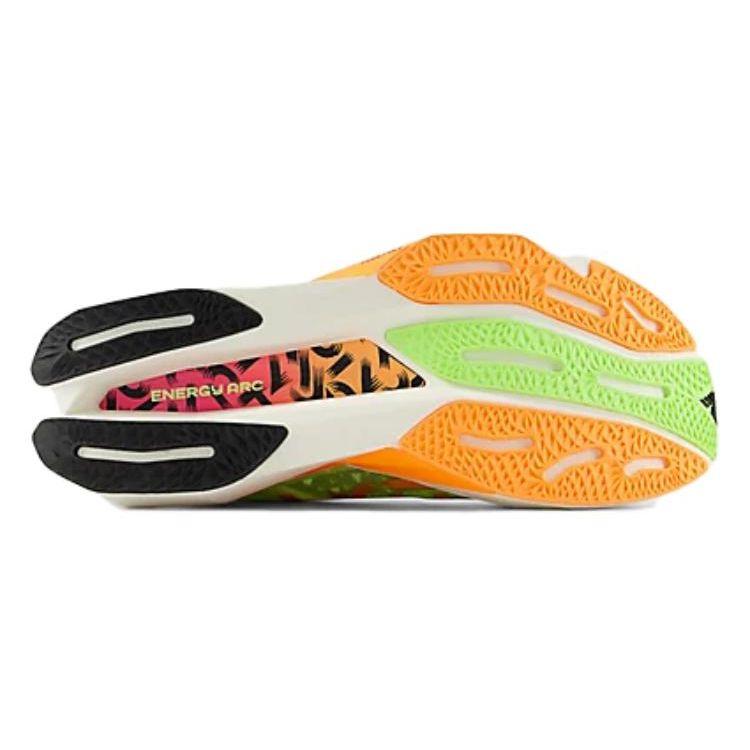 New Balance FuelCell SuperComp Elite v4 TCS London Marathon 2024 Men Sneakers Green Bleached-Lime-Glo Hot-Mango MRCELLN4