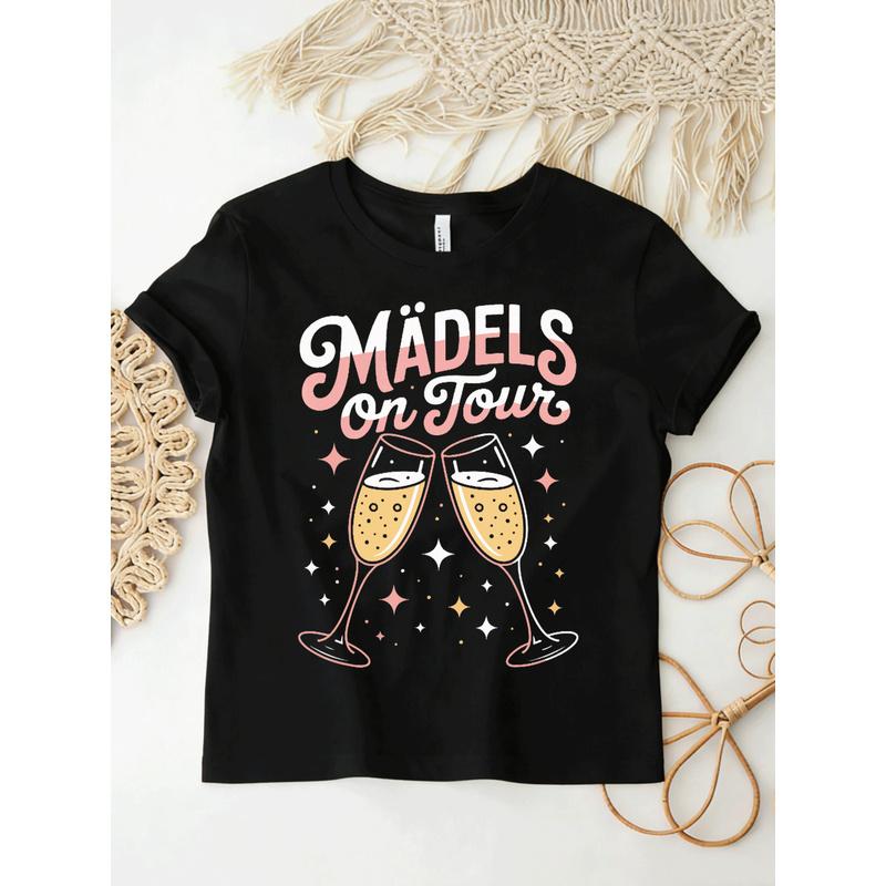 Girls on Tour Hen Party T-Shirt for Men Women Unisex All Season Funny T-Shirt