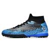 Men's Football Boots Rubber Soft Sole Short-nailed Artificial Turf Leather Youth Kids Football Boots