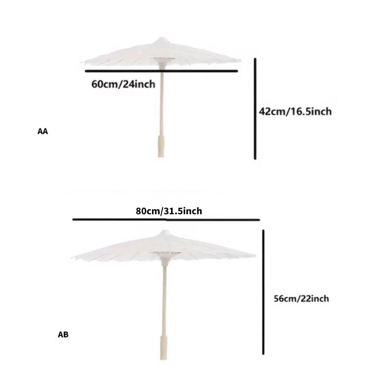 Klassischer Weißer Regenschirm für Braut 1920er Jahre Damenkostüm und Hochzeitsdekorationen Eleganter Sonnenschirm für Hochzeitsgeschenk der Braut