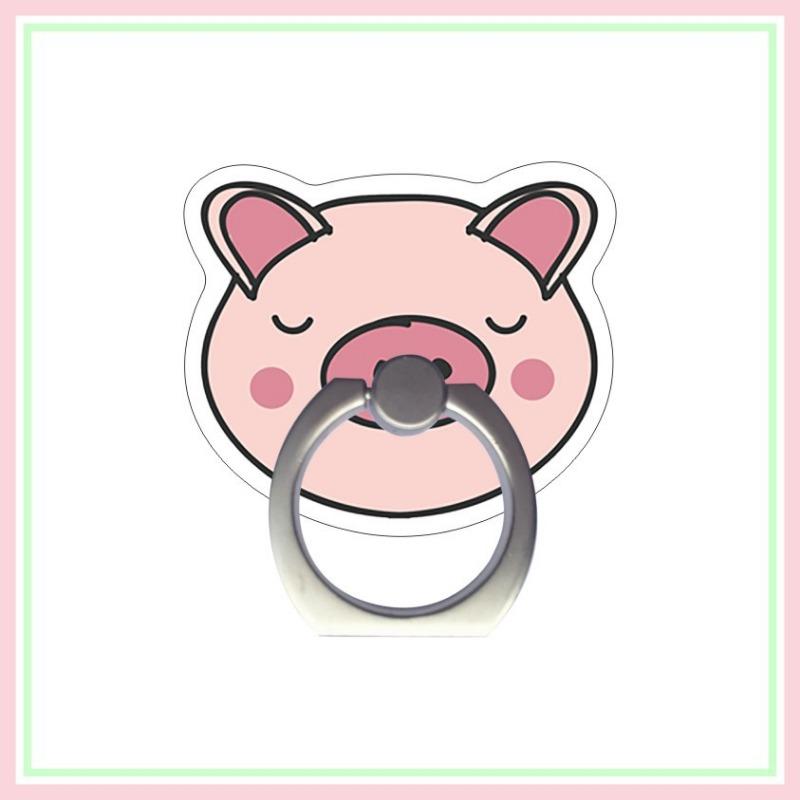 New Meow Meow Pig Acrylic Cell Phone Ring Holder 1Pcs