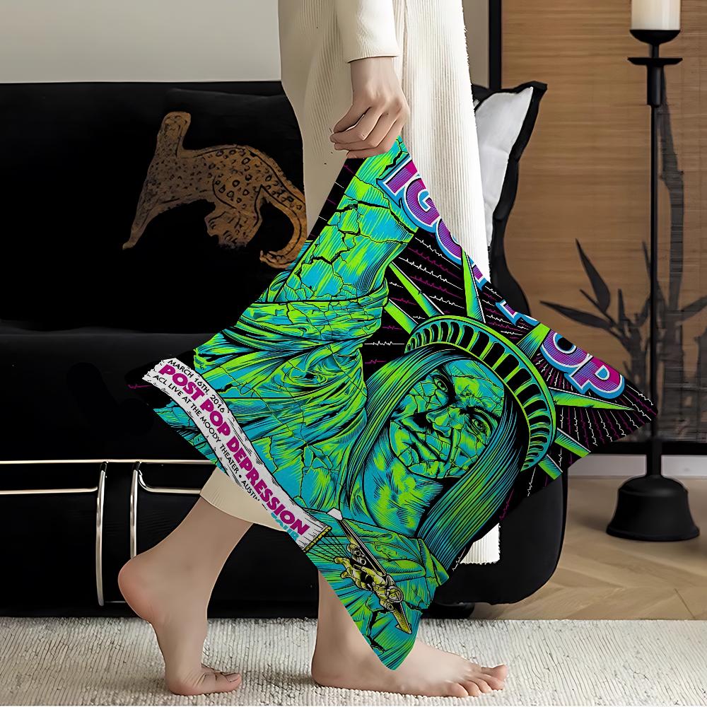 L-Iggy P-Pop Band Cushion Cover Pillow Cover Decor Pillowcase Printed Cushion Case for Couch