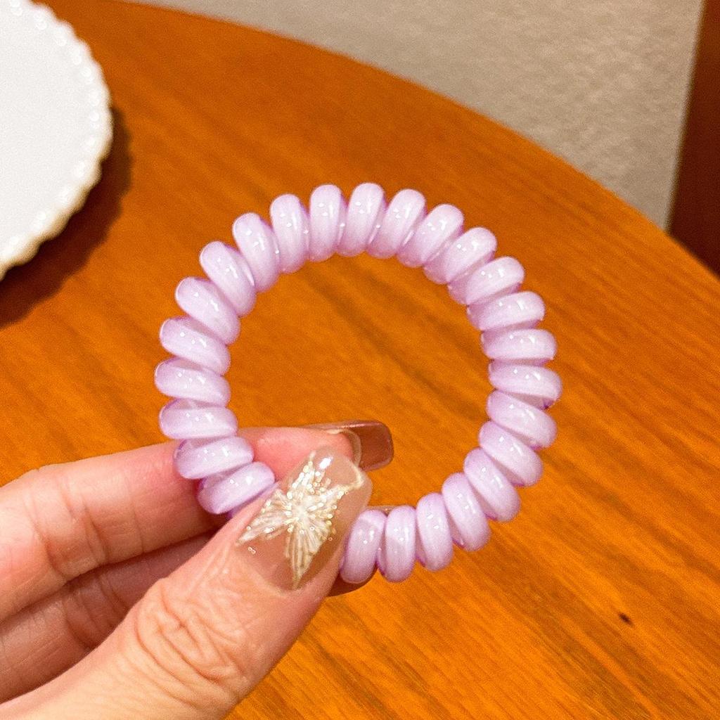 Colorful High Elasticity Hair Ties - No Trace & Durable Headwear for Women