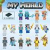 Minifigure di Steve di Minecraft Armi & Armatura, Giocattolo da Costruzione, Regalo per Bambini