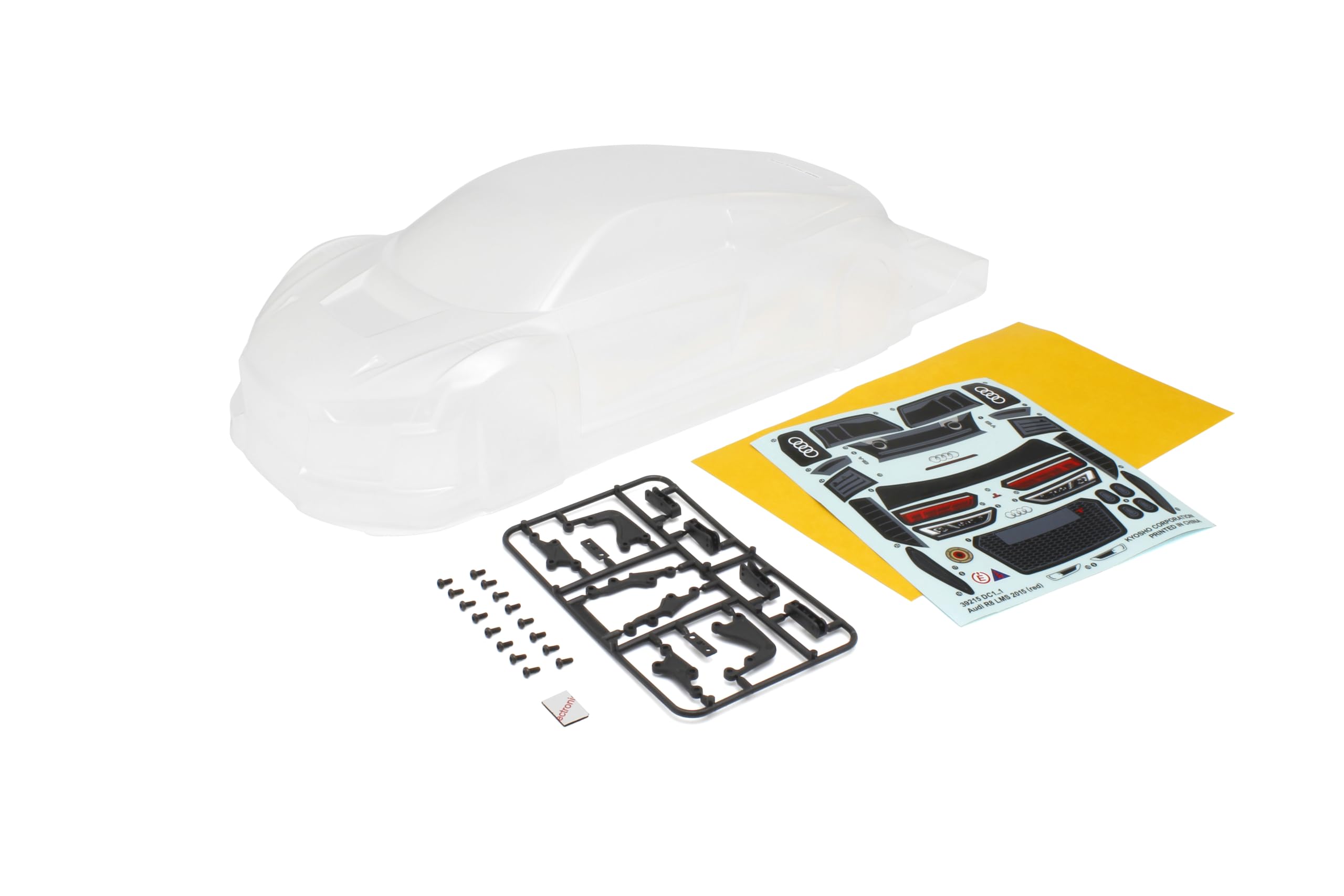 

Kyosho AUDIR8LMS2015 Unpainted Body Set (Lightweight) 39215LW