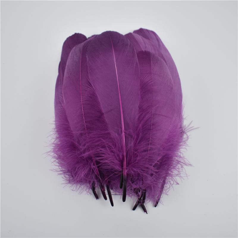 20Pcs Colored Goose Feather 5-7inch/12-18cm  Swan Plumes Handicraft Accessories Wedding Deco Diy Craft Carnival Party Decoration
