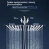 8/10/12 Inch Ultra-thin Wall Mount Rainfall Shower Head With 16inch Stainless Steel Shower Arm 150cm ABS Hose Bathroom Hardware