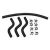 Injector Fuel Return Pipe Rubber High Temperature Resistant Flexible Injector Fuel Rail for Isuzu
